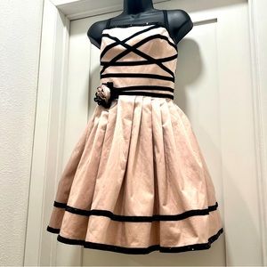Betsey Johnson pink ribbon party dress